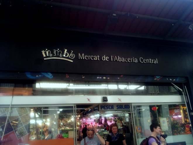 local market Mercat Central Barcelona