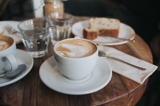 Coffee and cake in Vienna,Austria