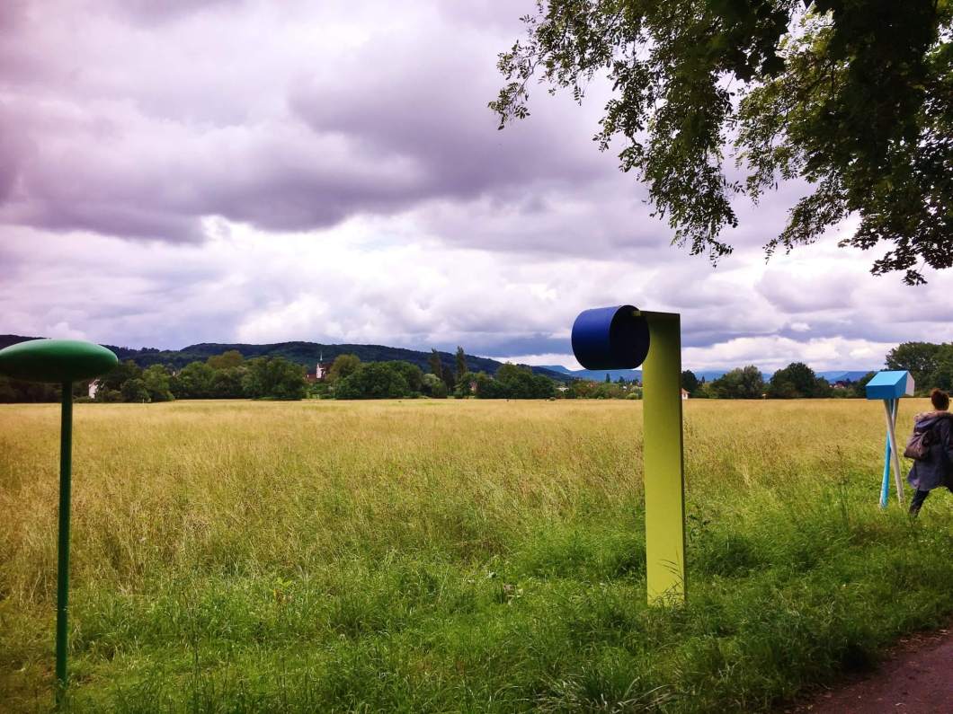 Innovative modern art in Basel,Switzerland.