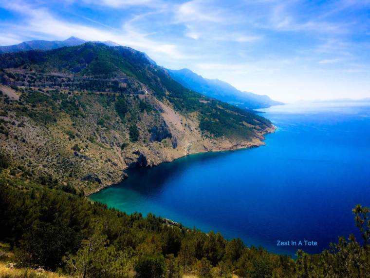 Croatia coastline is beautiful for a road trip and to enjoy the scenic views. Makaraska Riviera is a beautiful part of Croatia that you will cross on a road trip from Split to dubrovnik