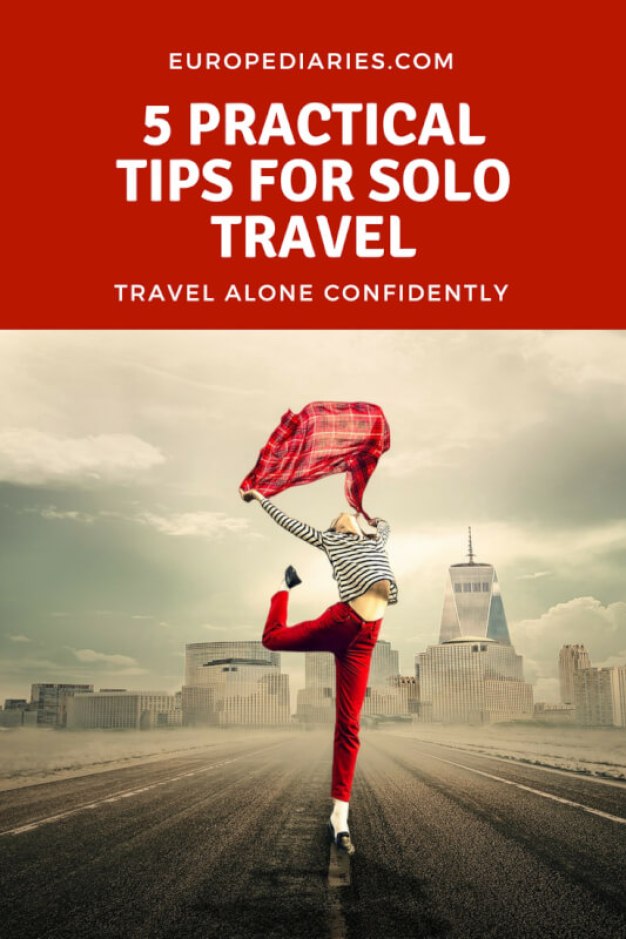 Tips for travelling alone for the first time confidently. #solotravel #traveltips