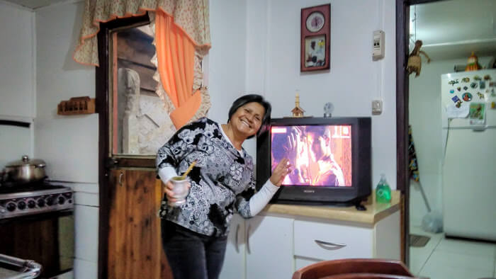 Home stay while volunteering to teach English in Chile