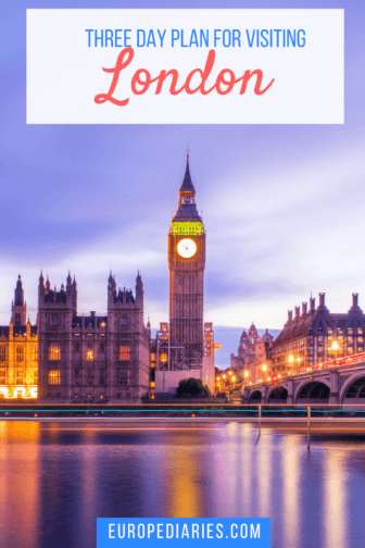 Three days in London- plan your trip