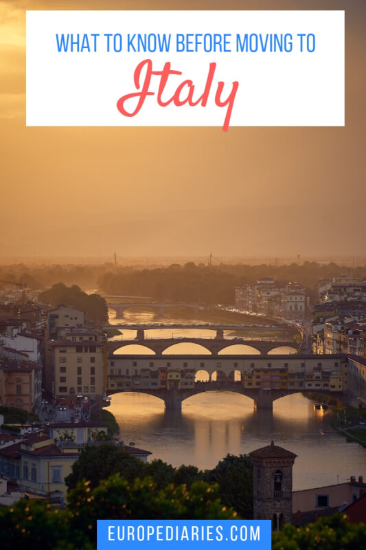 What to expect for miving to Italy and living as an American in Italy