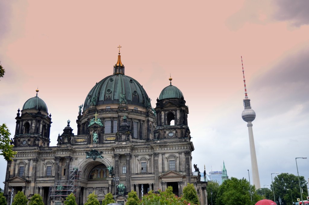 Berlin Dom and TV Tower