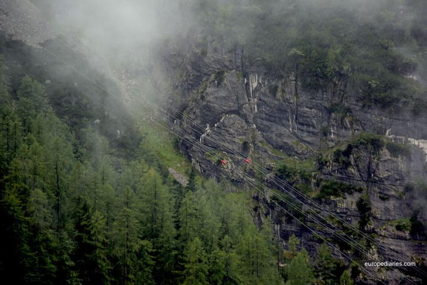 Visiting Dachstein Ice Caves near Hallstatt and living in Hallstatt