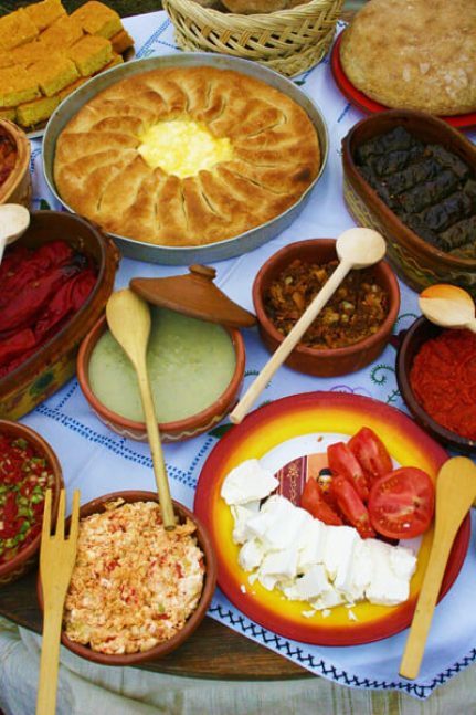 Traditional food in Serbia