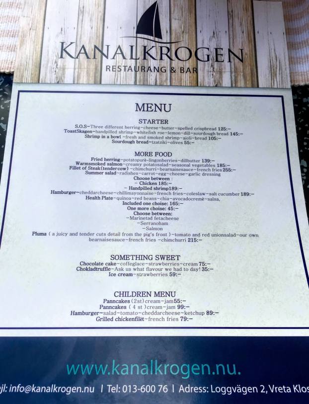Amazing vegetarian food in Sweden