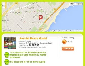 hostelsclub amistat map