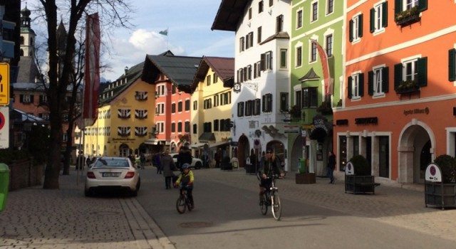 Kitzbühel, the skiing town in Austria