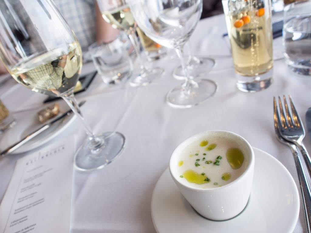 Vegetarian soup in Finland